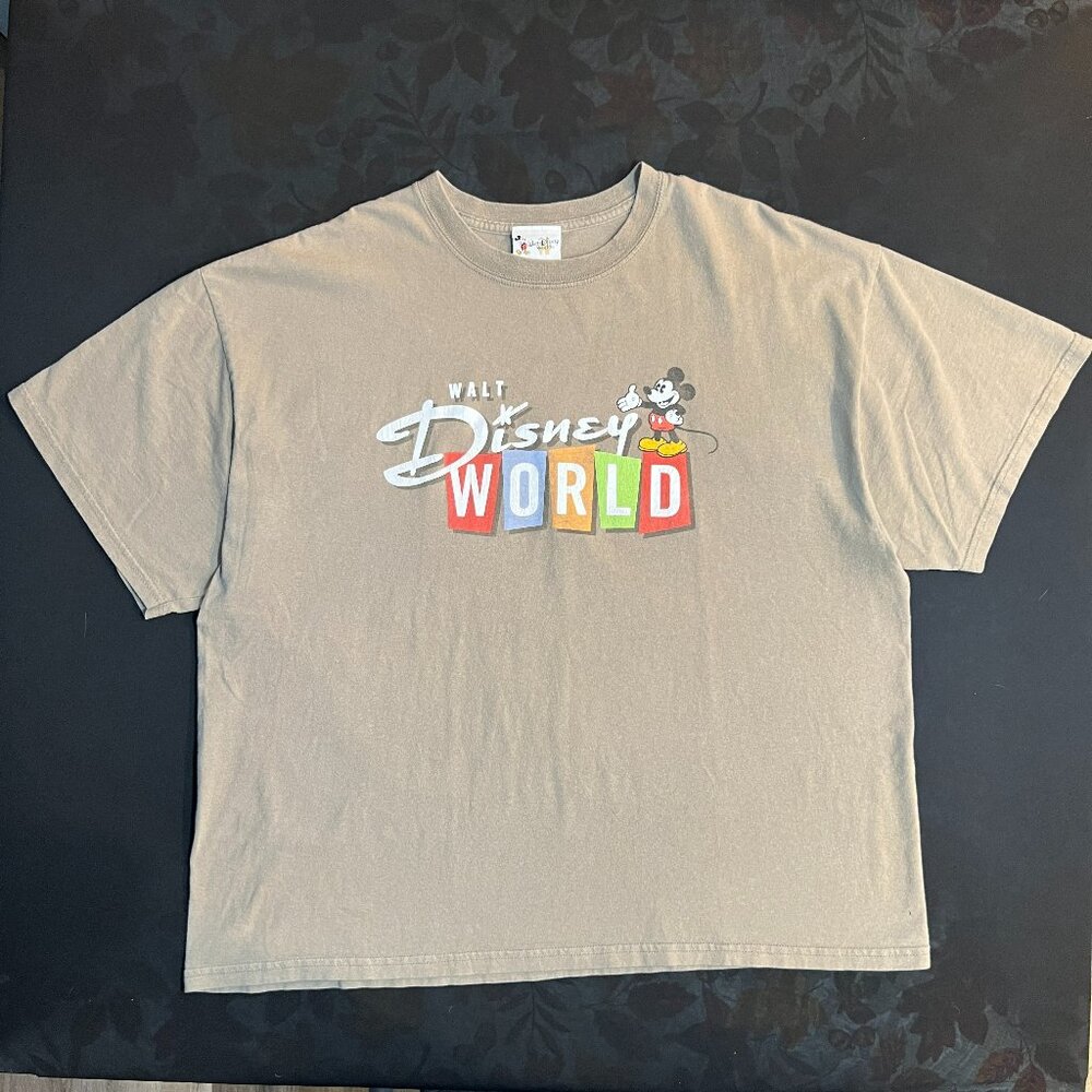 Walt Disney World shirt featuring classic Disney World logo w/ Mickey Mouse